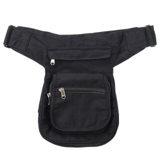 Hip Bag - Kurt - black - silver-coloured - Bumbag - Belly...