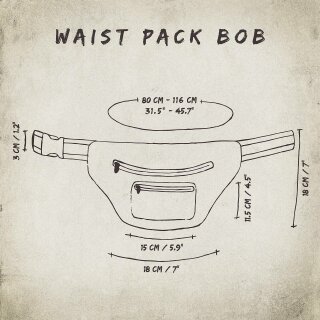 Gürteltasche - Bob - Muster 01 - Bauchtasche - Hüfttasche