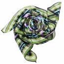 Cotton scarf - geometrical pattern 03- multicolored dark...