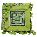 Baumwolltuch - Geometrisches Muster 03 - mehrfarbig hell - quadratisches Tuch