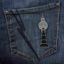 Patch - TV tower Berlin - 10cm grey