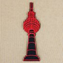 Patch - TV tower Berlin - 10cm red