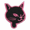 Patch - Cats Head - black-rose
