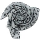 Cotton Scarf - Freak Butik logo-figure grey - squared...