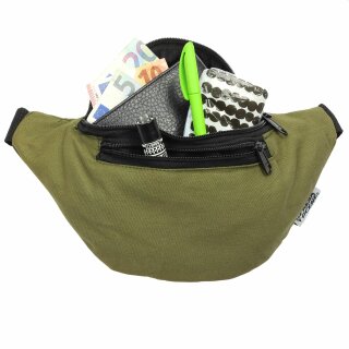 Gürteltasche - Lou - olivgrün - Bauchtasche - Hüfttasche