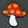 Patch - Mushroom - Fly agaric yellow-red-white