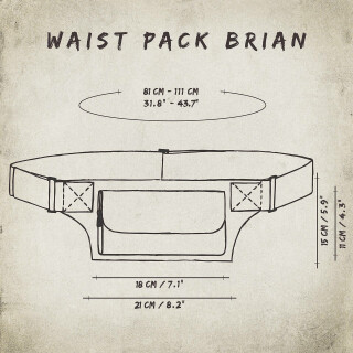 Gürteltasche - Brian - Muster 27 - Bauchtasche - Hüfttasche