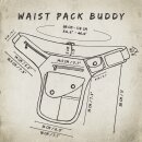 Gürteltasche - Buddy - Kord - braun - Bauchtasche - Hüfttasche