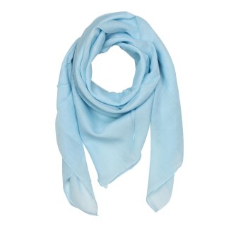 Cotton scarf - blue - light blue - squared kerchief