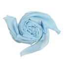 Cotton scarf - blue - light blue - squared kerchief