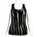 Tank top - wide straps - cross back - batik - bamboo