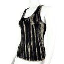 Tank top - wide straps - cross back - batik - bamboo