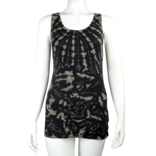 Longshirt - eng geschnitten - Batik - Tie dye - Galaxy