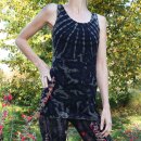Longshirt - eng geschnitten - Batik - Tie dye - Galaxy