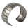 Armreif Armschmuck silber 3cm Metall verstellbar Armband Schuppenoptik