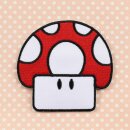 Patch - Mushroom - Fly agaric Toad red