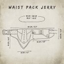 Gürteltasche - Jerry - bordeaux - Bauchtasche - Hüfttasche mit mehreren Taschen