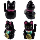 Glückskatze Maneki-Neko klassisch Solar 10,5cm Winkekatze Lucky cat