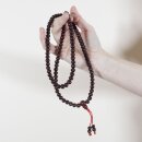 Gebetskette Perlen bordeaux Halskette Mala Kette Meditationskette