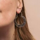 Ohrringe Metall Muster02 Hängeohrringe Modeschmuck Boho Ethno