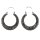 Ohrringe Metall Muster02 Hängeohrringe Modeschmuck Boho Ethno