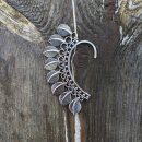 Ohrringe Metall silber Federn Ohrmanschette Ohrschmuck...