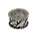 Haarschmuck Metall silber rund Zöpfe Dreadlocks Haarperle Haardekoration