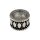 Haarschmuck Metall silber rund Zöpfe Dreadlocks Haarperle Haardekoration
