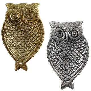 Incense stick holder owl metal incense cone holder