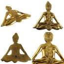 Räucherkegelhalter 7 Chakra Metall Yoga Figur