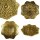 Incense stick holder flower metal incense cone holder