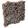 Stempel aus Holz groß viereckig 11cm Blumenmuster Holzstempel