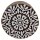 Wooden stamp round mandala 1.97 inch stamp made of wood