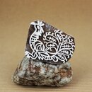 Stempel aus Holz Pfau 6,5cm Vogel Holzstempel