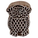 Stempel aus Holz Eule 5,5cm Uhu Kauz Holzstempel