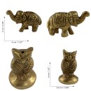 Räucherstäbchenhalter Figur Messing gold klein...
