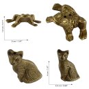 Incense stick holder figure brass gold small decoration