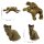 Incense stick holder figure brass gold small decoration