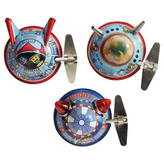 Tin Toy X-12 Space Surveyor 3 pieces tin toy