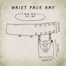 Gürteltasche - Amy - Muster 01 - Gürtelband mit abnehmbarer Tasche