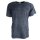 Cotton shirt Dilip black short sleeve washed look t-shirt top