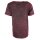 Baumwollshirt Dilip rot Kurzarm washed look T-Shirt Oberteil