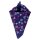 Bandana Tuch navyblau Schwalben pink weiß quadratisches Kopftuch