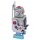 Roboter Raumfahrer Astronaut mit Werkzeug Blechroboter