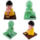Solar wobble figure sitting buddha monk fittings wobble...