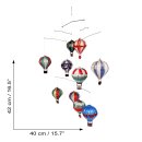 Tin toys mobile hot air balloons tin mobile wind chimes