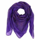 Cotton scarf - Indian pattern 1 - purple 2 - squared...