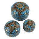 Schmuckdose aus Indien Schatulle Dose Mosaik Modell 14