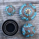 Schmuckdose aus Indien Schatulle Dose Mosaik Modell 14