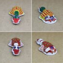 Tin toy cracking duck clicker cracking animal tin toy tin duck